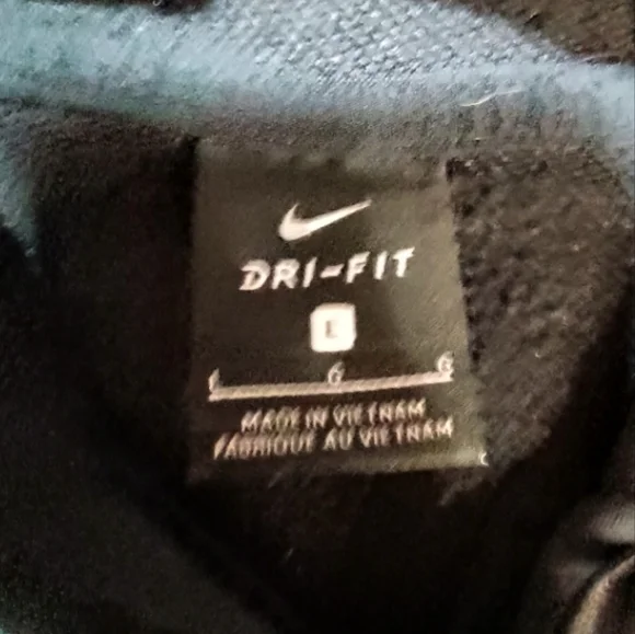 Nike Black Zip-Up Hoodie with Orange Theory Lettering - Picture 3 of 4